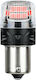 Lampa Lamps Car Ultra-Lumen Series BAW15S / PR21W Canbus LED Red 12V 2pcs