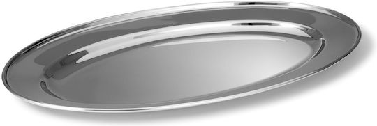 Bormioli Rocco Serving Platter Oval Silver