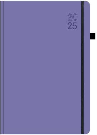 Agendă Zilnică 2026 Flexable 17x24cm Cu Elastic Cu Pix Mov