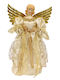 Due esse Christmas Tree Topper Angel White Gold Polyresin 30cm