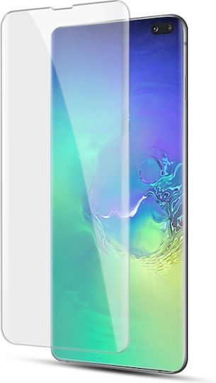 Sticlă Securizată Lichidă UV Lipită Complet Adeziv Galaxy S10 Plus Suport Deblocare Amprentă Digitală