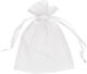 White Organza Gift Bags 7x9cm Set of 10 Pieces
