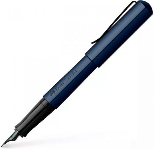 Faber Castell Hexo Blue Fountain Pen 150540 4005401505402 Fine Nibs