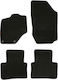 Lampa Set of Front and Rear Mats 4pcs for Peugeot 5008 Black