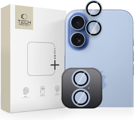 Tech-Protect Camring Fit+ Kameraschutz Membrane Blue für das iPhone 17