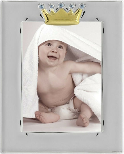 Prince Silvero Silver Children's Photo Frame 9x13cm
