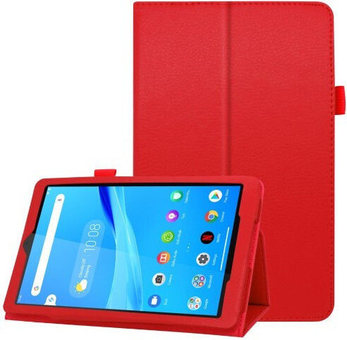 Flip Cover Δερμάτινη Κόκκινη (Lenovo Tab M8 TB-8505)