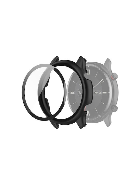 Amazfit Gtr 2 Esim Sticlă Călită + Carcasă Protectoare Integrată din Plastic Neagră Amazfit Gtr 2 Esim Sticlă Călită + Carcasă Protectoare Integrată din Plastic Neagră