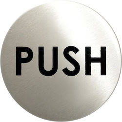 520 Σήμανση Inox Push 8εκ