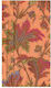 Χαρτοπετσέτες Guest Paisley Leaves Coral 10.8x19.8cm Caspari 15 Tεμάχια