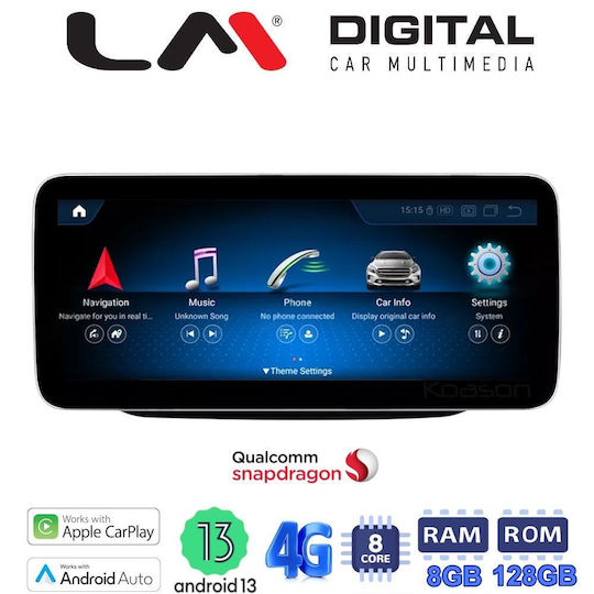 LM Digital Auto-Audiosystem für Mercedes-Benz GLC / C Klasse 2016 > 2019 (Bluetooth/USB/WiFi/GPS/Apple-Carplay/Android-Auto)