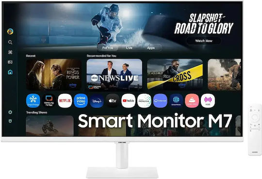 Samsung LS32FM703UUXDU VA Smart Monitor 32" 4K 3840x2160 with Response Time 4ms GTG White