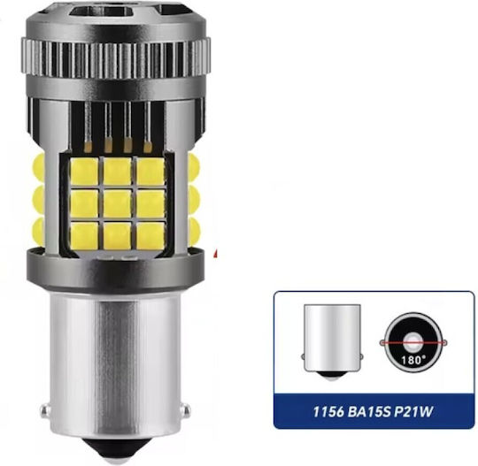 Autolampe P21/5W-BAY15D-1157 Canbus LED Weiß 12-24V 6W