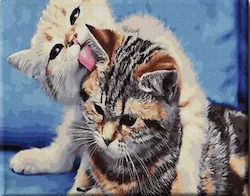 Paint By Numbers Two Cats