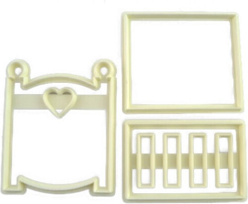 Set De 3 Bucăți Cookie Cutter Pentru Cearceaf De Pat De Bebe Lumea