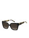 Tommy Hilfiger Women's Sunglasses with Black Plastic Frame and Brown Gradient Lens TH2285/S WR7/HA