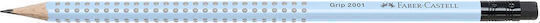 Μολύβι Γόμα Γαλάζιο 2β 217274 Faber Castell