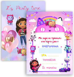 Invitations Party Dollhouse Gabby 8 Pieces 13 X...