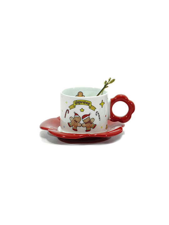 General Trade Weihnachtliche Becher Porzellan R...
