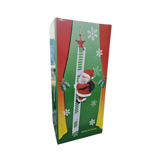 Santa Claus in Ladder Red Decorative