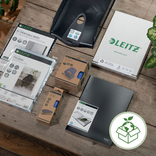 Класьор Bear Leitz Recycle A4 80мм Син 10180035