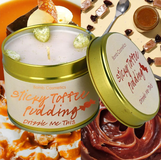 Sticky Toffee Pudding Tin Candle 180gr Sticky Toffee Pudding Tin Candle 180gr