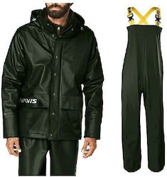 Waterproof Reinforced Rain Suit Green Waterproof Reinforced Rain Suit Green