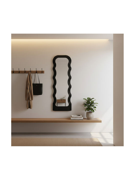 Wall Mirror Spejo Inart Black Pp 50x2.8x147.5cm...