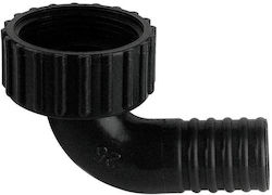 Sink Outlet Pipe 90° Elbow Diameter 25mm Thread 1 1/4