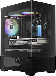 Gamdias AURA GC9M Elite Gaming Micro Tower με Πλαϊνό Παράθυρο