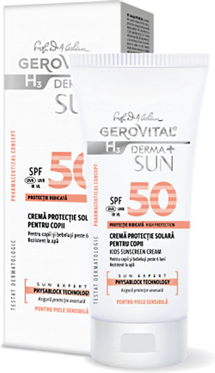 Gerovital H3 Derma+ SPF50 Waterproof Infant Sunscreen Emulsion for Face 100ml