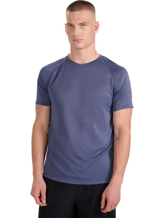 Functional Αθλητικό T-shirt Μπλε