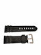 Panerai Καουτσούκ Λουράκι Μαύρο 26mm