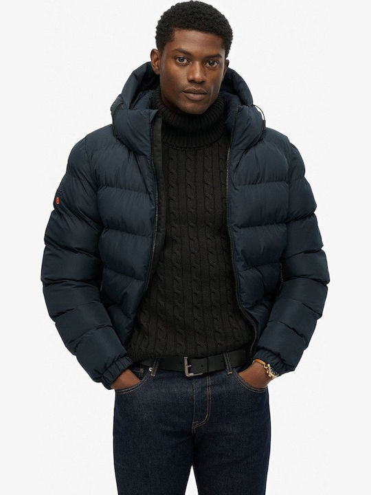 Superdry Μπουφάν Puffer Eclipse Navy