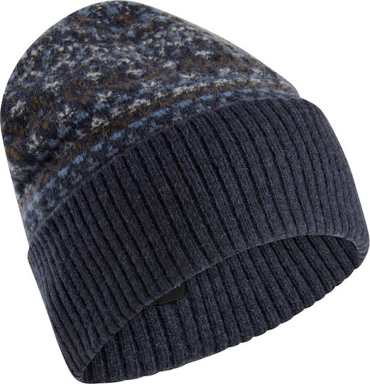Beanie Beanie Knitted in Navy Blue color