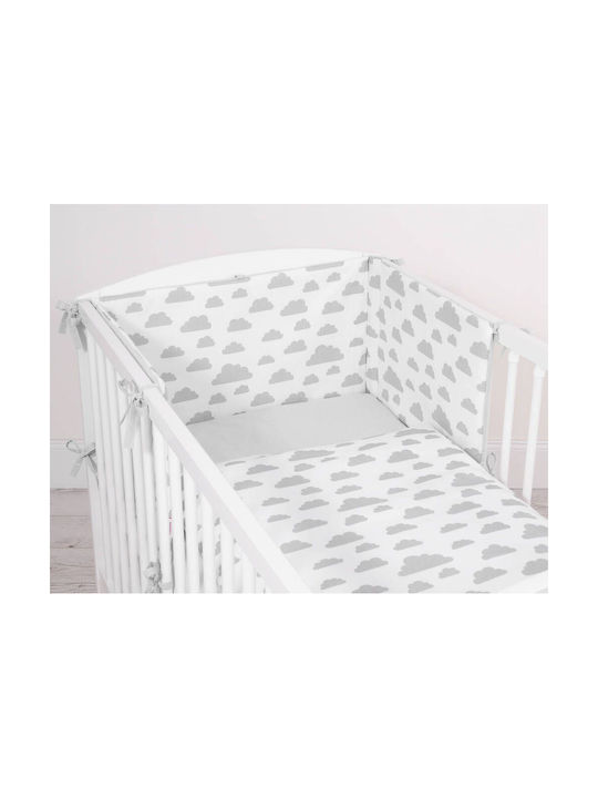 My Sweet Baby Cearceaf Pentru Copii Simplu Gri 120 cm