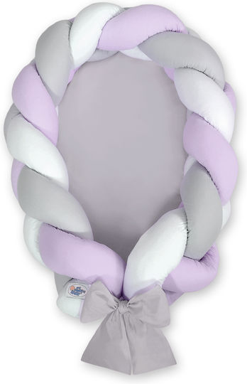 My Sweet Baby Baby Nest White, Purple, Gray
