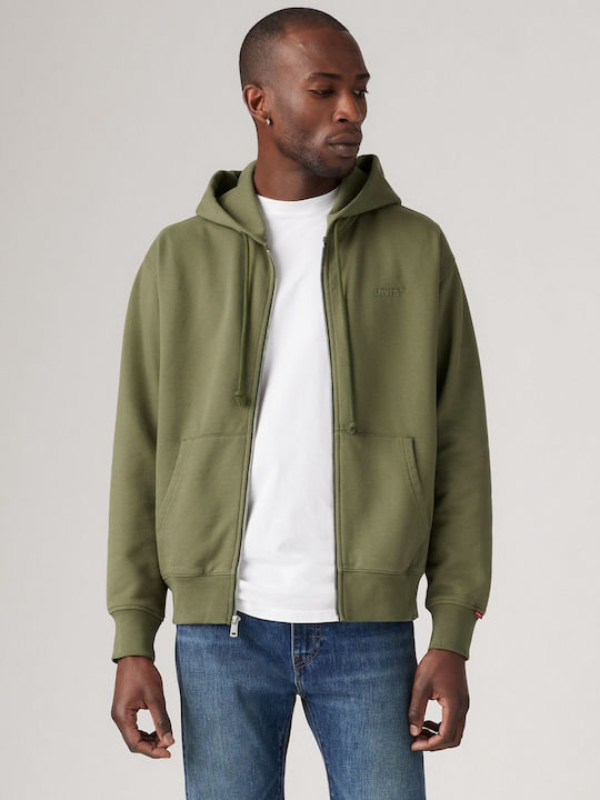 Levi's Graphic Ζακέτα με Κουκούλα Χακί