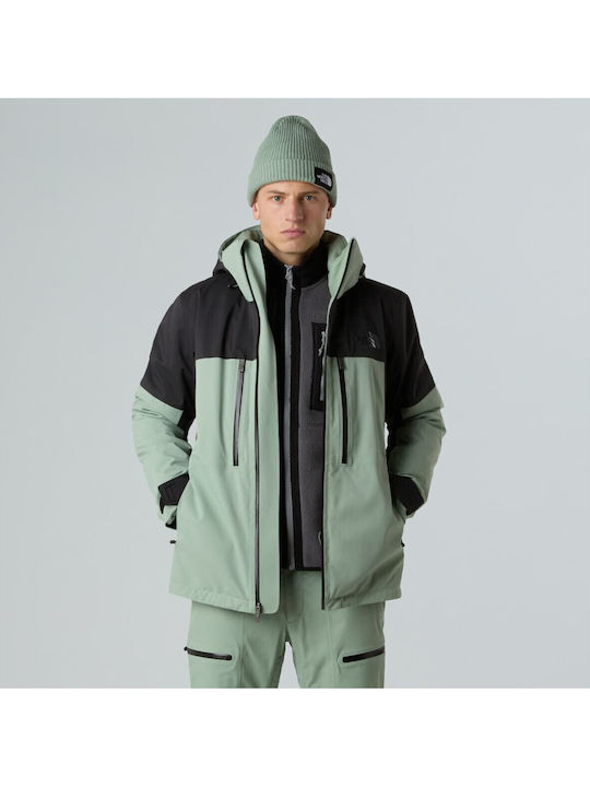Winter Jacket Waterproof and Windproof Slate Moss/tnf Black