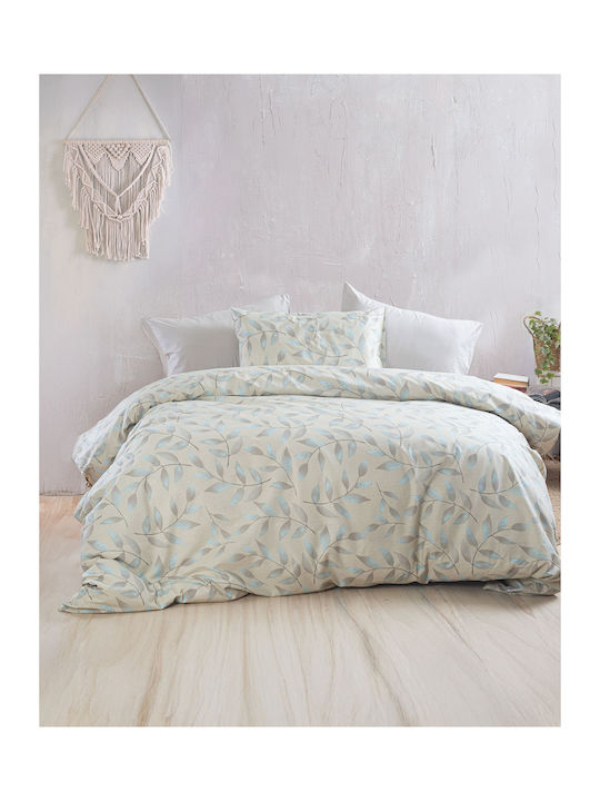 Rythmos Duvet Set Single 160x240cm Demetra Beig...