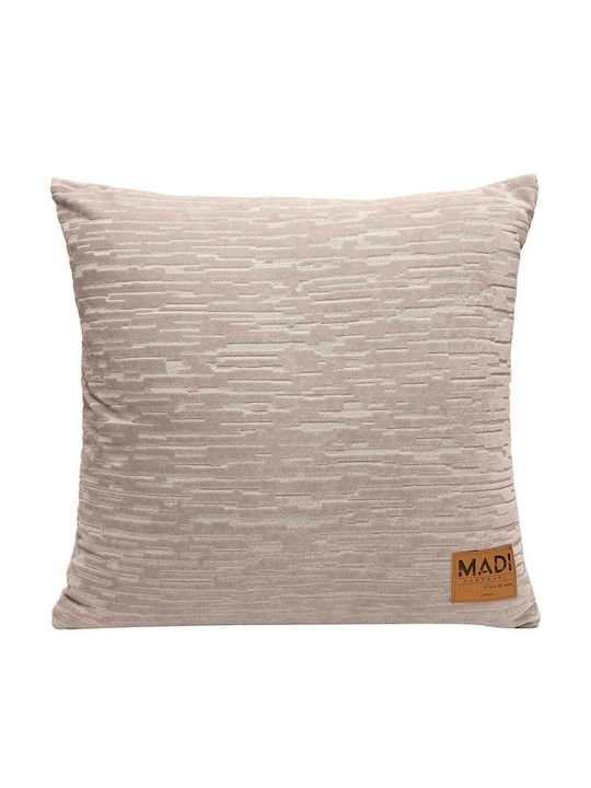 Madi Μαξιλάρι Καναπέ Veritas Beige 45x45εκ.