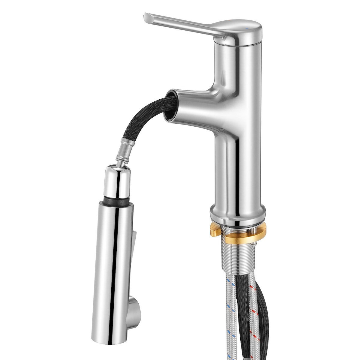 Kupplungsstecker NW 2,7 Mit Schottgewinde M7x0,5 Und Schlauchtülle – Messing, Für 3/4 Mm Schläuche, 35 Bar, Für Pneumatik & Druckluft