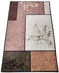 Arte Regal Silk Flower Indoor Rug 60x135cm