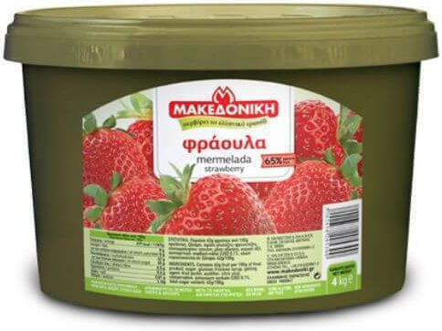 Strawberry Jam Premium 65% Whole Fruit Pieces 4kg 4kg