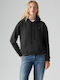 Everyday Long Women's Sweatshirt Hooded Black