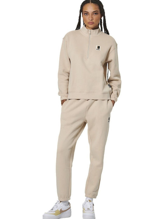 Body Action Παντελόνι Φόρμας με Λάστιχο Fleece ...