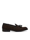 Suede Ανδρικά Loafers σε Καφέ Χρώμα