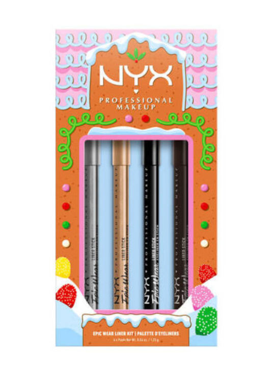NYX Professional Makeup Gingerbaddie Land Epic Wear Make-up-Set 4Stück