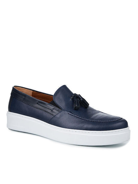 Men's Anatomic Leather Casual Shoes Blue