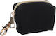 Flamingo Poop Bag Dispenser Mirko Black 8x5x5cm 1 Roll Zipper Carabiner Hook